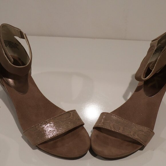 Anne Klein Sport Open Toe Wedges - Size 8 - Picture 7 of 9